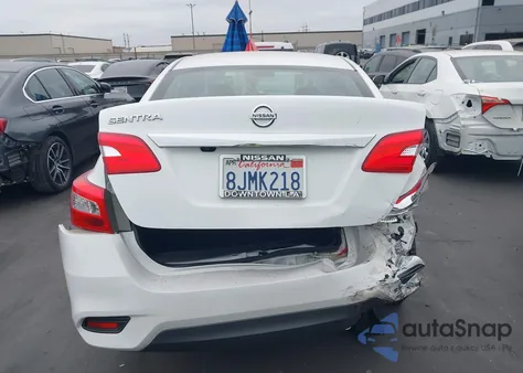 2019 Nissan Sentra S из США, поврежденный, VIN 3N1AB7AP8KY291765